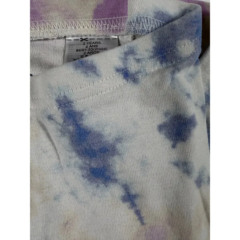 Gap Disney Mickey & Minnie Tie-Dye Pajama Set Size 2 Years